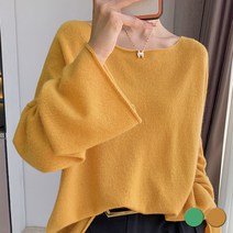 페이퍼먼츠 여성용 딥라운드 비비드 데일리 니트 티셔츠 01320