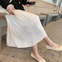 민성컴퍼니 임산부 주름 롱 스커트