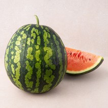 새벽경매 시원달콤한 수박, 6kg미만, 1개