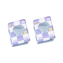 Healingcare 콜렉트북 탑로더 포카슬리브 2p, 05 격자 하트, 20매