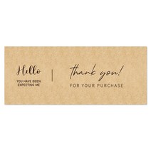 미카엘그라운드 선물 포장 라벨 스티커 용품 B6 x 50p, 크라프트, 1개