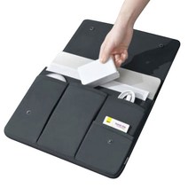고나비 슬림 노트북 맥북 파우치, 차콜블랙