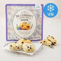 뚝방길홍차가게 블루베리 스콘 생지 4개입 (냉동), 320g, 1개