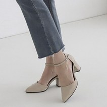 코코폭신 폭신 데일리 발목스트랩 미들힐 펌프스 C8113 + 뒷꿈치패치 2p