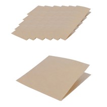 식품용 L자형 크라프트지 15 x 15 cm, 1개입, 500개