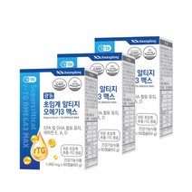 광동 초임계 알티지 오메가3 맥스 63g, 60정, 3개