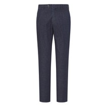 헤지스 남성용 스트레치 린넨 혼방 데님 팬츠