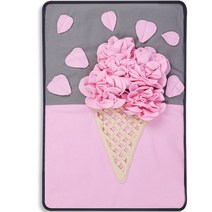 woollyoly울리올리 담요 펫 강아지 노즈워크 장난감 KYSP-0117 85 x 55 cm, 혼합색상, 1개