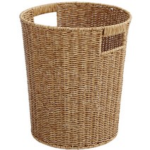 네이쳐리빙 데이지가든 라탄 원형 수납바구니, 1개