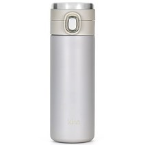 클리나 엣지 온도표시 원터치 텀블러, 420ml, 그레이