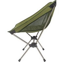 카디움 초경량 두랄루민 릴렉스 캠핑의자 ES-9050, 1개, 올리브 + 티탄(프레임)