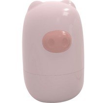 블루마켓 아동용 아기돼지 케이스 손톱깎이 세트, 1세트, 연핑크