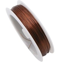 컬러 공예철사, 17 브라운, 1개