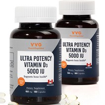 비타민마을 VVG 울트라 포텐시 비타민D 5000IU 27g, 180정, 2개