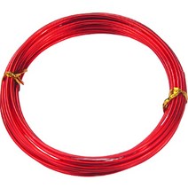 에나벨 연철 와이어 2mm, 02 레드, 1개