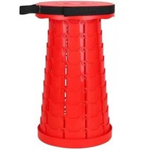 더벨라 야외 낚시 캠핑 튼튼한 접이식 의자, 레드블랙, 1개