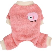 블랭크도그 강아지 쉽와펜 워머 올인원, 핑크