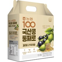 농협 100 국산콩 통째로 검은콩 17곡 두유, 190ml, 16개