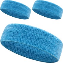 이그니스 스포츠 헤어밴드 3P, 하늘