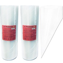 나이스앤터치 식품용 비닐 짤주머니 45cm 100p, 2개, 투명