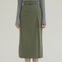 리올그 KACK ONE PINTUCK BELT SKIRT