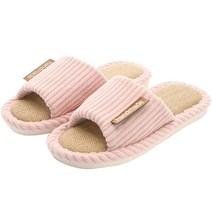 리빙트럭 래빗풋 핸드메이드 거실 실내화, 핑크