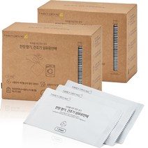패밀리그라운드 건조기 시트 섬유유연제 클린코튼향, 2개, 40매