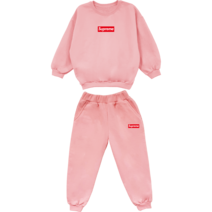 아동용 슈프림 오리진 맨투맨 상하 바지세트