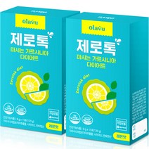 뉴트리커먼 오라뷰 제로톡 마시는 가르시니아 다이어트 콤부차 레몬 15p, 120g, 2박스