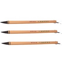 다사바바 흑모황대 자호필 동양화 붓, 중(길이 255mm x 모두께 10mm), 3개