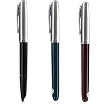 진하오 86 만년필 3종 세트, EF, 블랙, 그린블랙, 버건디