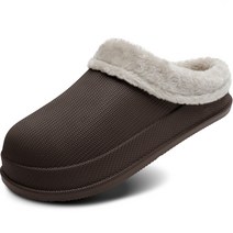 SNRD 남성용 EVA 털 방한 슬리퍼 SN279