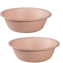 모나코올리브 라파스텔 라운드 대야 대형, 핑크, 2개
