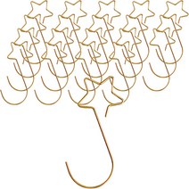 단델리온 크리스마스 장식용 별 고리 20p, 골드
