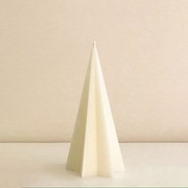 F5NATURE 크리스마스 오브제 스타콘캔들 화이트, 화이트머스크, 1개