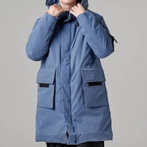 씨밀레 남성용 오리털 후드 카고 패딩 CJ4012