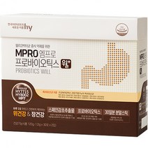 한국야쿠르트 엠프로 프로바이오틱스 윌 플러스 60p, 120g, 1개