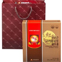 고려인삼유통 6년근 고려홍삼정 골드 2p   쇼핑백, 1개, 500g