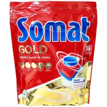 SOMAT 독일 헨켈 소맷 골드 올인원 식기세척기 세제 36p, 1개, 691.2g