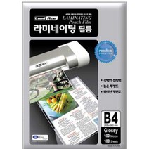 라미에이스 대전방지 프리미엄 코팅필름 100매입 100MIC, 1개, B4