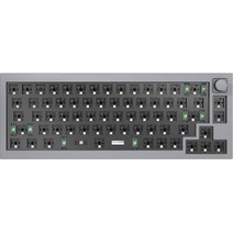 키크론 Q2 Knob Frame RGB 핫스왑 베어본 키보드, 스페이스 그레이, Q2 B2, 텐키리스
