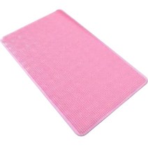 간지앳홈 넓은 발 마사지 각질 관리 브러쉬 매트 01 핑크 34 x 67 cm, 1개입, 1개