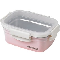 모멘토 스테인레스 세라믹 밀폐 용기 1160ml 글램핑크, 단품, 1개