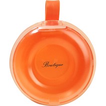 다르니나 투명 틀니 보관 케이스, 오렌지, 1개