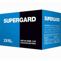 벡셀 슈퍼가드 알카라인 AA건전지, 20개입, 1개