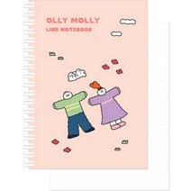 모노라이크 올리몰리 A5 스프링 라인 노트, 1개, 02 Take a rest