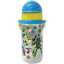 르번 헬로카봇12 빨대보틀, 350ml, 혼합색상