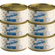 마이슐랭 고양이 주식 비프 파테 습식캔, 생선, 80g, 6개