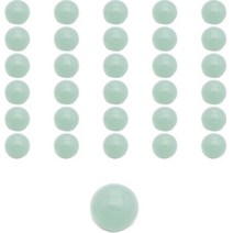 파스텔 컬러 곡면 플라스틱 DIY 의류 액세서리 부자재 콩단추 14mm, 민트, 50개