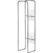 스마트접착 수건정리랙, 실버, 1개